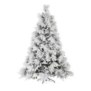 Albero di Natale Avezzano innevato H240 con 1585 rami