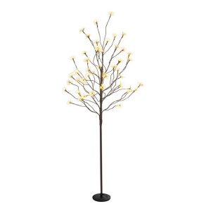 Albero di Natale artificiale marrone 1200 microLED classico